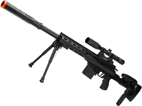 MK.679 Spring Powered Airsoft Sniper Rifle Replica with Bi-Pod