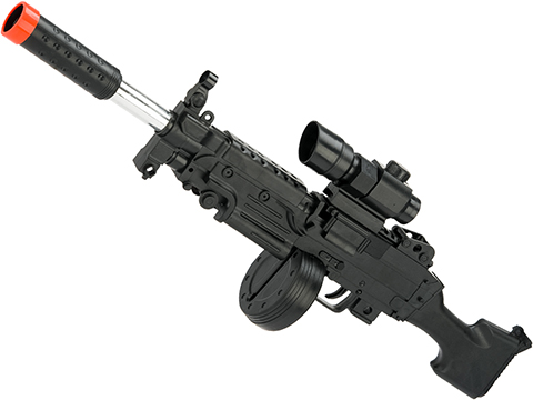 M4, M16, SR25, 416 : Rifle de airsoft M16 A3 con lanzagranadas M203 - negro  (EC-702) 