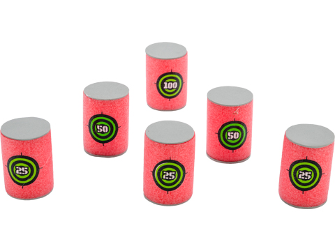 Foam Blaster Reusable 1.5 x 2.25 Foam Can Target (Qty: Pack of 6)