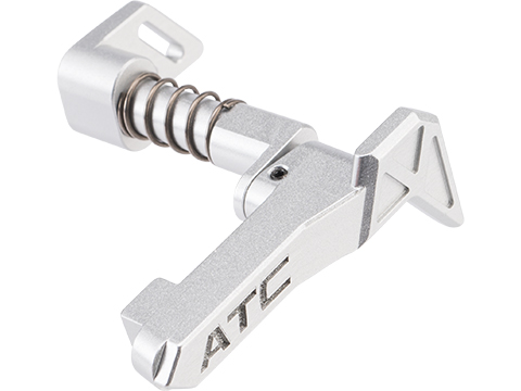 AirTac Customs Shard CNC Ambidextrous Magazine Release for M4 Airsoft AEG Rifles (Color: Silver)