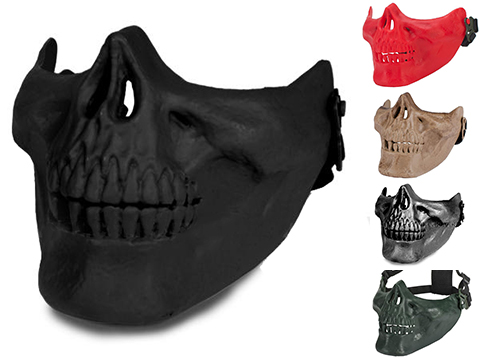 Avengers Skull Iron Face Lower Half Mask (Color: Black)