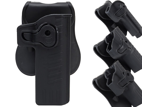 Avengers A Series Hard Shell Quick Release Holster for Airsoft GBB Pistols (Model: Hi-Capa / Paddle Attachment)