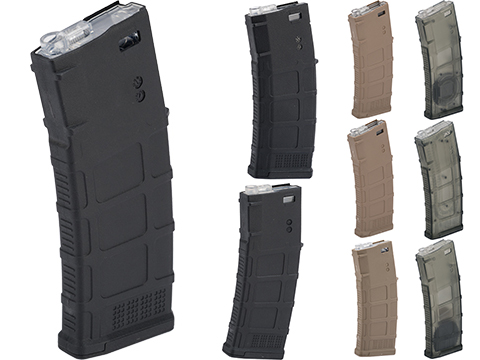 Avengers Polymer Magazine for M4/M16 Series Airsoft AEG Rifles (Color: Black / 370rd Flash Mag)