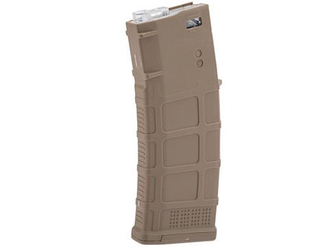 Avengers Polymer Magazine for M4/M16 Series Airsoft AEG Rifles (Color: Tan / 150rd Mid-Cap)