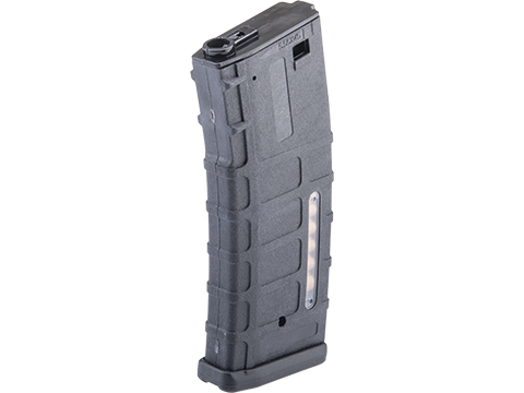 Avengers 120rd Fuel Tank Polymer Magazine for M4/M16 Series Airsoft AEG Rifles w/ Fake Bullet Window