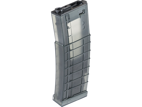 Avengers Ribbed Polymer 380rd Hi-Cap Magazine for M4 Airsoft AEG Rifles (Color: Clear)