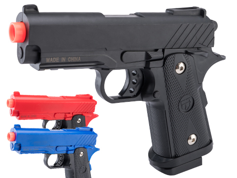 Avengers Full Metal Hi-Capa Compact Spring Powered Airsoft Pistol 