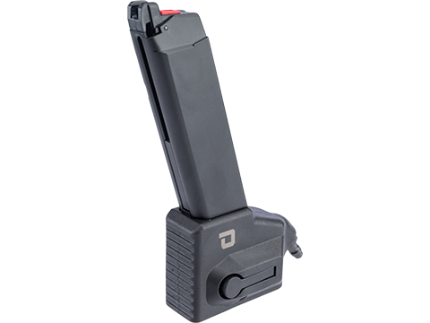 AW Custom Dominator M4 Magazine Adapter for GLOCK Series Gas Blowback Airsoft Pistols (Model: Adapter w/ Magazine)