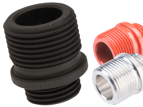 AW Custom 14mm- Threaded Adapter for GBB Pistol Outer Barrels (Color: Black)