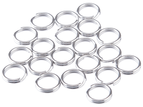 Battle Angler Steel Circle Split Ring Pack of 20 pcs (Size: 12mm / 143 LBS)