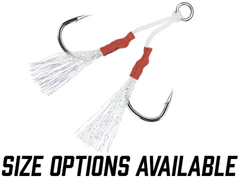 Battle Angler Dancing Feathered Stinger Jigging Hook Set 