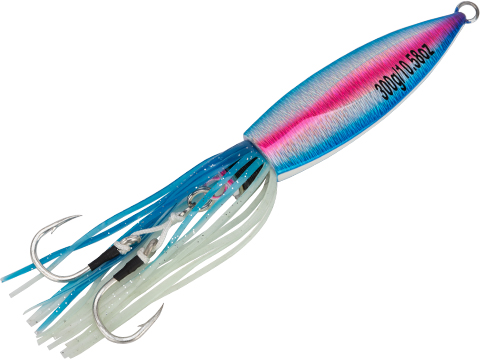 Battle Angler Ghost Squid Jigging Fishing Lure (Model: 300g / Blue Pink)