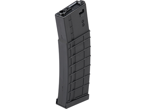 Avengers Ribbed Polymer High-Cap Magazine for M4/M16 Series Airsoft AEG Rifles (Color: Black / 450rd)