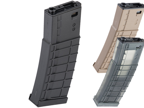 Avengers Ribbed Polymer 380rd Hi-Cap Magazine for M4 Airsoft AEG Rifles 