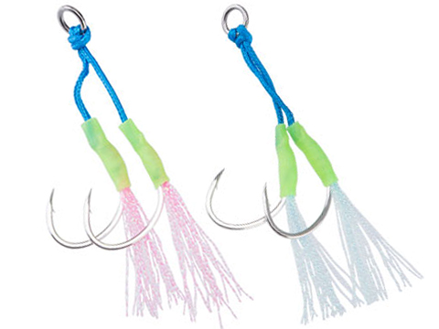 Battle Angler Double Glow Shrink Tail Assist Hook 