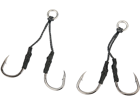 Battle Angler Long Stinger Jigging Dancing Hook Set - Pack of 2 (Size: 3/0)