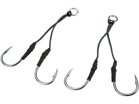 Battle Angler Double Stinger Jigging Hook Set (Color: Black Nickle / 2/0),  MORE, Fishing, Hooks & Weights -  Airsoft Superstore