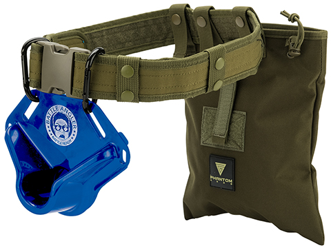 Battle Angler High Speed Operator Fishing Fighting Belt System (Model: Bravo Blue / Olive)