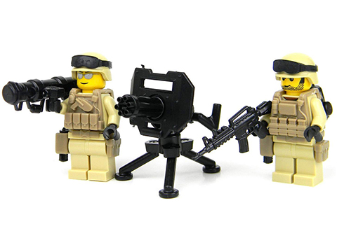 Battle Brick Customs Military Mini-Figure (Model: Heavy Gunner), MORE ...