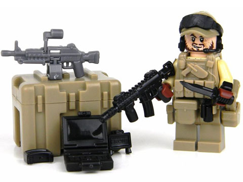 Battle Brick Customs Military Mini-Figure (Model: Heavy Gunner), MORE ...