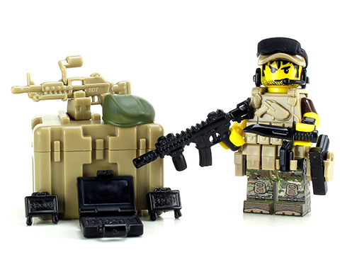 Modern Brick Warfare SWAT Police Officer Pointman Custom Minifigure