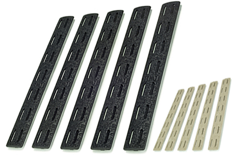 BCM Gunfighter M-LOK Rail Panel (Color: Black / 5 Pack)