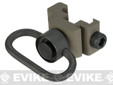 Matrix Steel QD Sling Swivel for 20mm Rail / Weaver / Picatinny Rails - Dark Earth