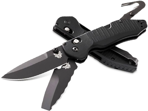 Benchmade 365 Outlast Folding Knife (Model: Drop Point / Black Plain Edge / G10)