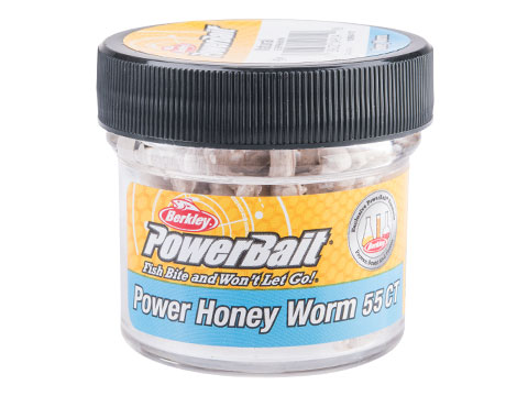 Bait berkley powerbait honey worms garlic - pack of 25