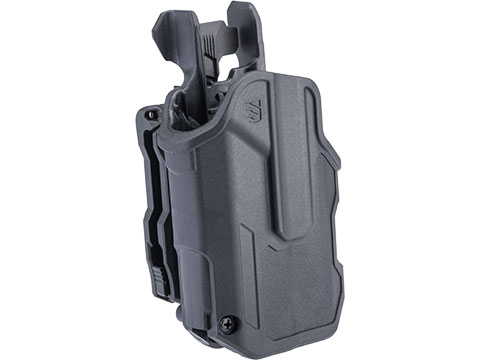 Blackhawk T-Series Level 2 Compact Light Bearing Pistol Holster (Model: GLOCK 17- TLR 8 / Right Hand)