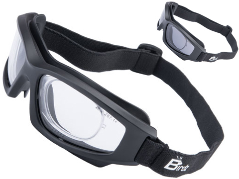 Birdz Eyewear Flyer Low Profile ANSI Z87.1 Goggles (Color: Clear)