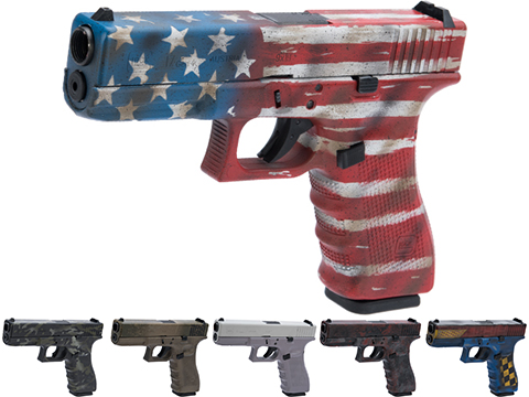 Elite Force Fully Licensed GLOCK 17 Gen.4 Gas Blowback Airsoft Pistol w/ Custom Cerakote (Color: Multicam Black Slide)