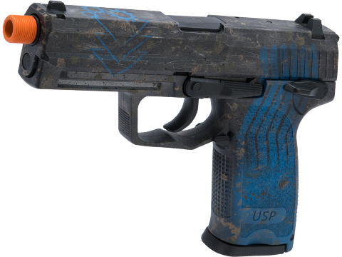 Heckler & Koch / Umarex H&K USP Tactical Full Size CO2 Gas Blowback Pistol w/ Black Sheep Arms Custom Cerakote (Color: Blue Shift)