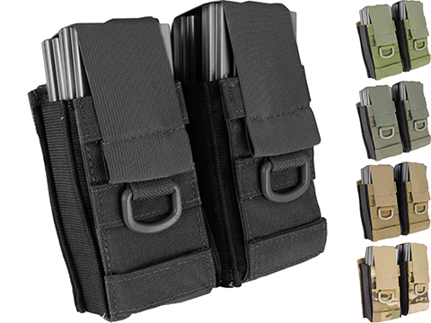 Phantom Gear Aggressor MOLLE Ready M4 AK MP5 Magazine Pouch (Color: Double / Tan)