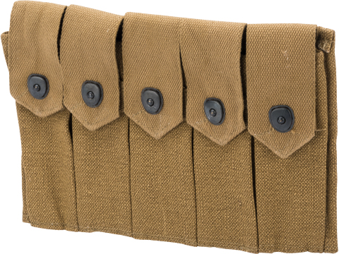 Black Owl Gear Reproduction WWII Five-Cell Magazine Pouch for M1A1 Thompson Submachine Guns