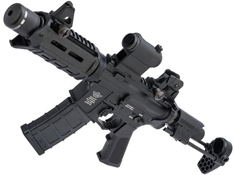 BOLT B4 PDW M4 Airsoft AEG Rifle (Color: Black / Short Suppressor)