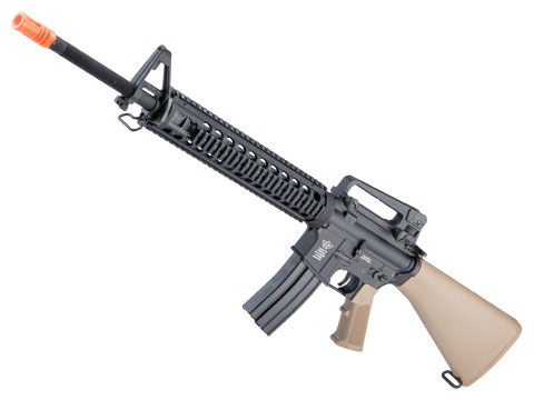 BOLT M16A4 B.R.S.S. HEAVY Full Metal Recoil EBB Airsoft AEG Rifle (Color: Tan)