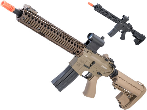 EMG Daniel Defense Licensed DDM4 RIS II B.R.S.S. HEAVY Recoil EBB Airsoft AEG Rifle 