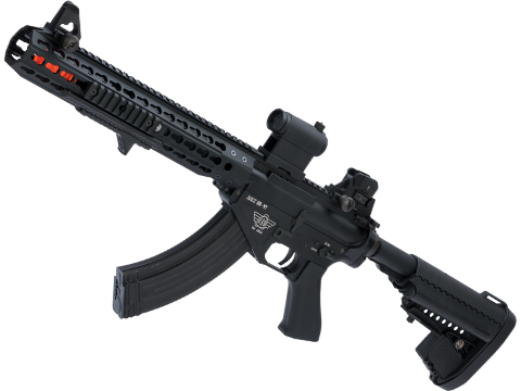 BOLT Airsoft BR-47 Mock Suppressor Ready 13 KeyMod QDC B.R.S.S. EBB Airsoft AEG Rifle (Color: Black)