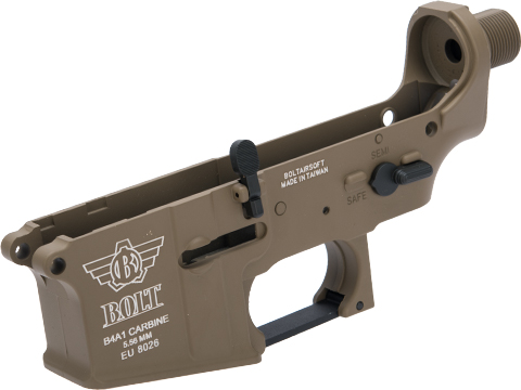 Bolt Airsoft Lower Receiver for Bolt B4 Airsoft Electric Blow Back System Rifles (Color: Tan)