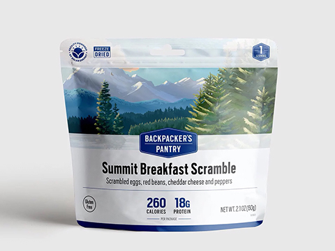 Backpacker's Pantry Freeze Dried Camping Food (Model: Breakfast / Summit Breakfast Scramble)