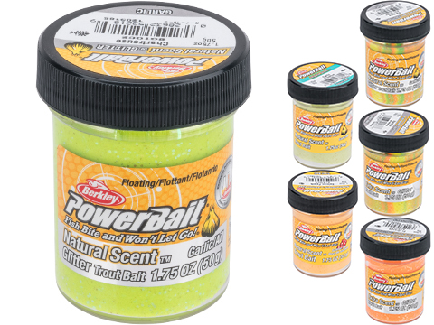 Berkley PowerBait Trout Bait (Type: Glitter / Tequila 'n Salt / Garlic  Scent), MORE, Fishing, Jigs & Lures -  Airsoft Superstore