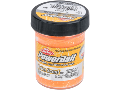 Berkley PowerBait Trout Bait (Type: Glitter / Fluorescent Orange / Extra Scent)