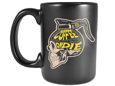 Black Rifle Coffee Company Death Pot Mug (Color: Black / 16oz)