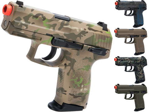 Heckler & Koch USP Compact NS2 Airsoft GBB Pistol by KWA w/ Black Sheep Arms Custom Cerakote 