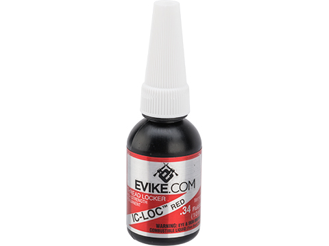 Evike.com IC-Loc High Strength Permanent Red Thread Locker (Size: 10 ml)