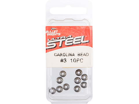 Bullet Weights Ultra Steel Carolina Beads (Size: #1 / 10 Pack)