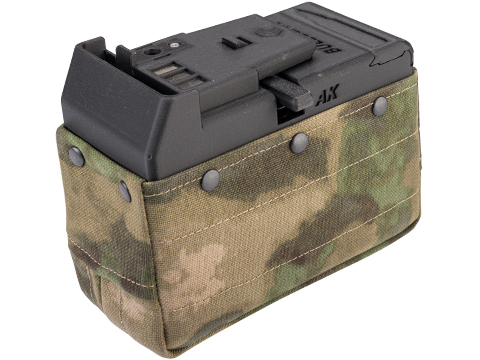 Bullgear 2500 Round Box Magazine Kit for A&K M249 Airsoft AEG Machine Gun (Color: ATACS-FG)