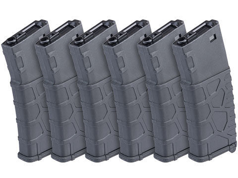 Classic Army VMS 330 Round M4/M16 Series High-Cap AEG Magazines - Pack of 6 (Color: Black)