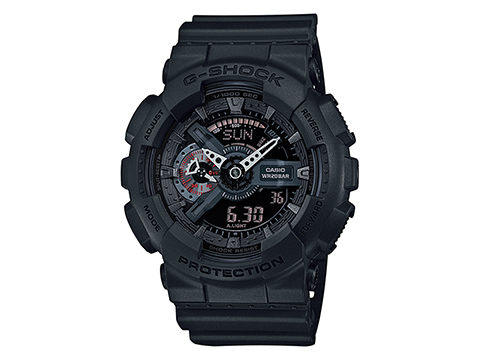 Casio Mens Premier G-Shock Military Watch (Color: Black / X-Large)